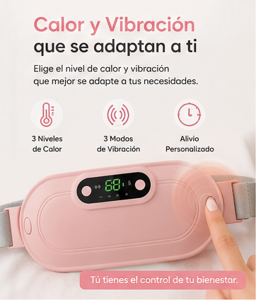 cinturón térmico para cólicos menstruales