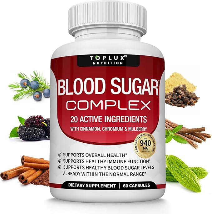  Blood Sugar Complex  Bienestar y apoyo diario
