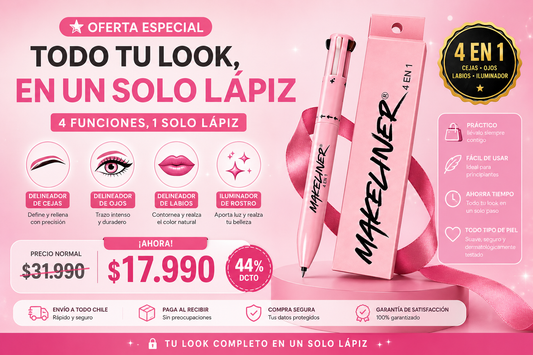 maquillaje 4 en 1 portátil