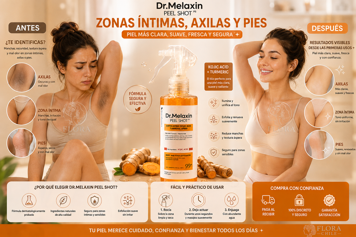 exfoliante corporal Dr. Melaxin