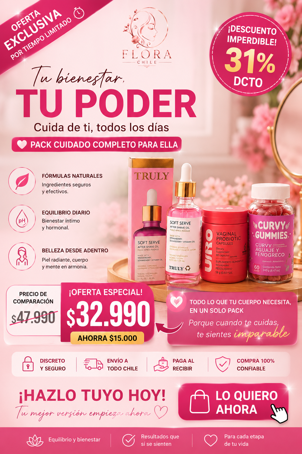 pack cuidado para ella