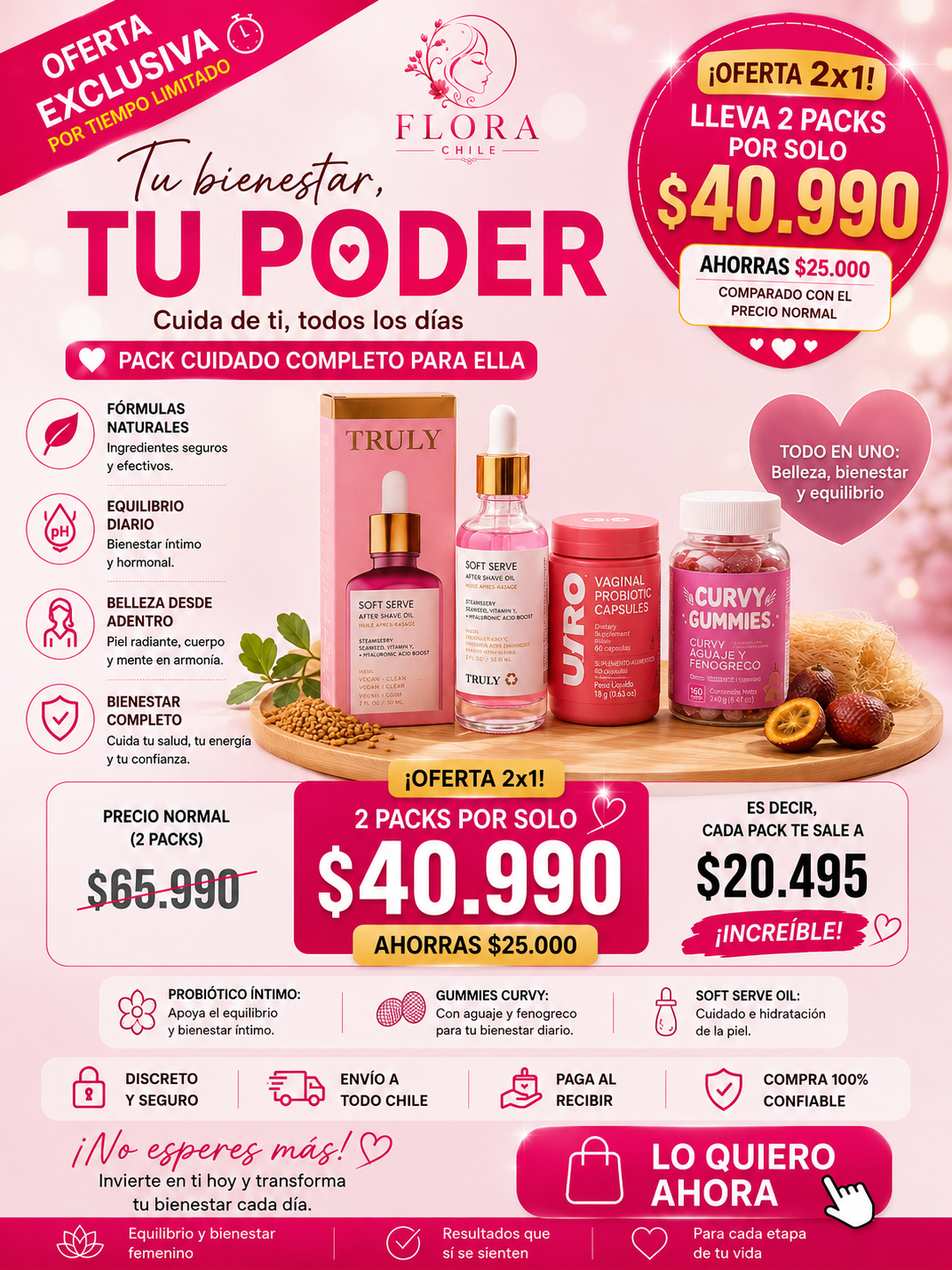 pack cuidado para ella