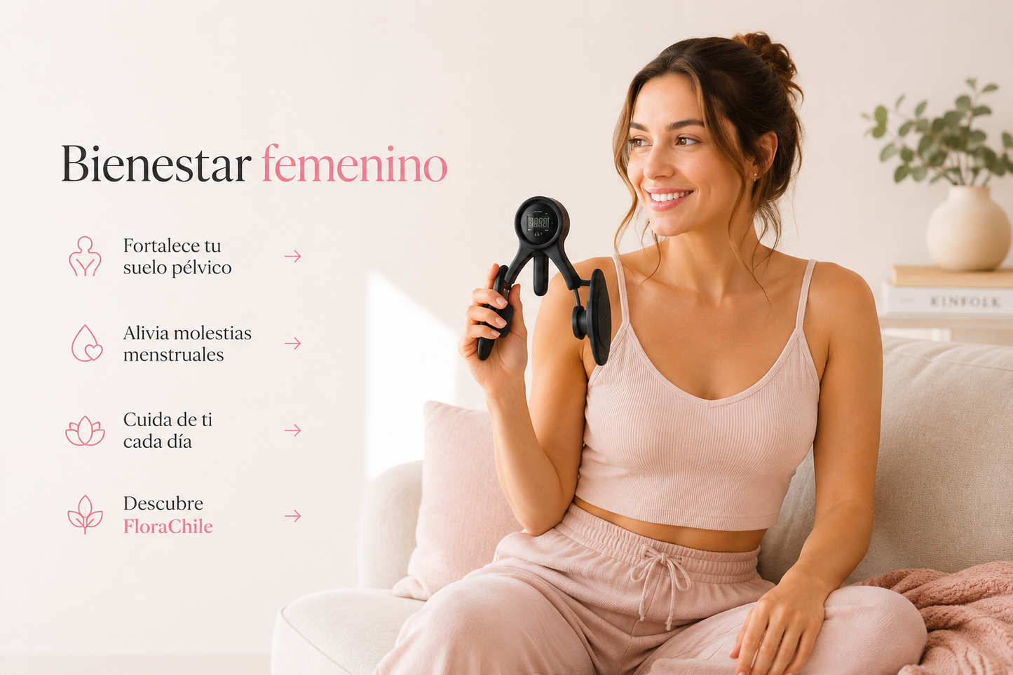 Entrenador de Suelo Pélvico con Contador Digital — Tonifica, Fortalece y Recupera
